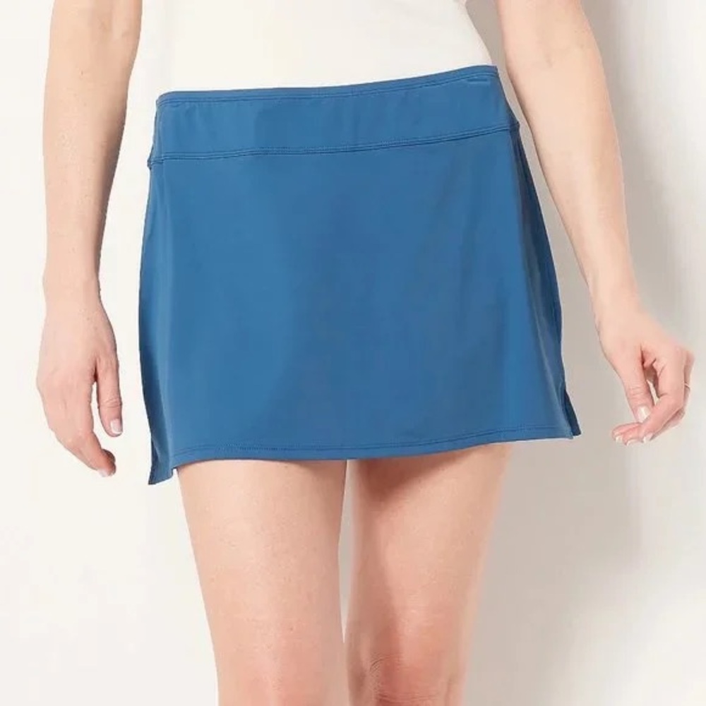 Jantzen swim cover up skirt NWT plus size 18W‎ Rockin’ Moroccan Teal Blue Beach